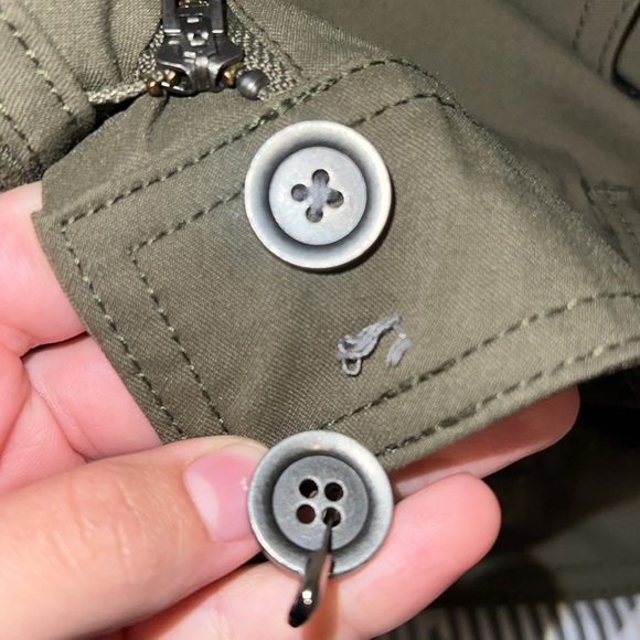 PrAna Halle Pant size 4 in dark olive green womens button is off but attached - Picture 4 of 11